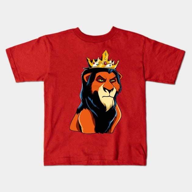 Notorious King Kids T-Shirt by sullyink